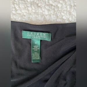 Lauren Ralph Lauren Black Dress with Green Label